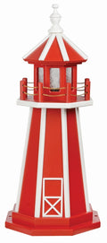 Cardinal Red and White Hybrid Lighthouse R857967