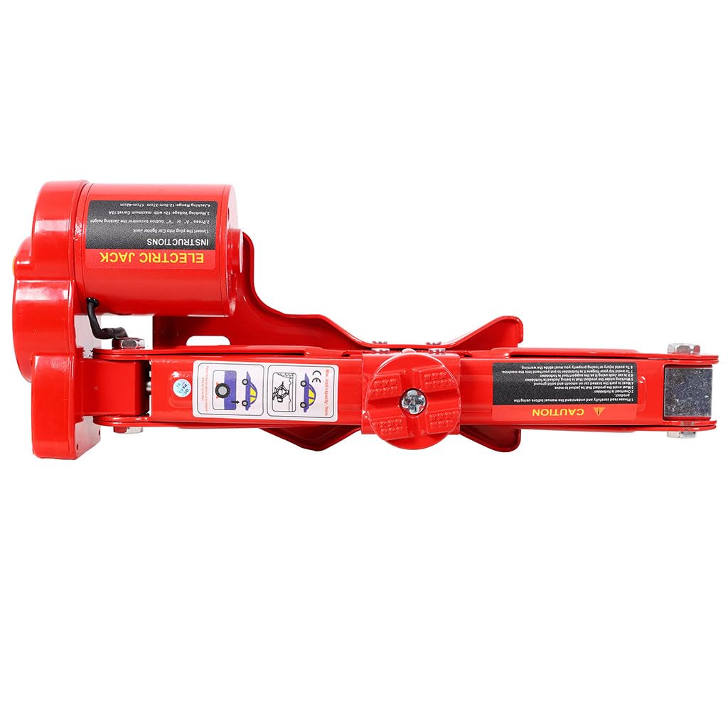 12V 3 Ton Electric Car Jack with Lug Wrench and Carrying Case F68041
