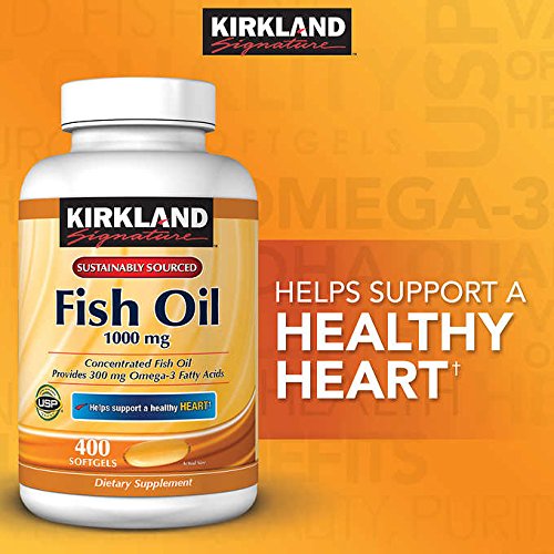 Natural Fish Oil 1000 mg 400 ct Pack of 2 F40483
