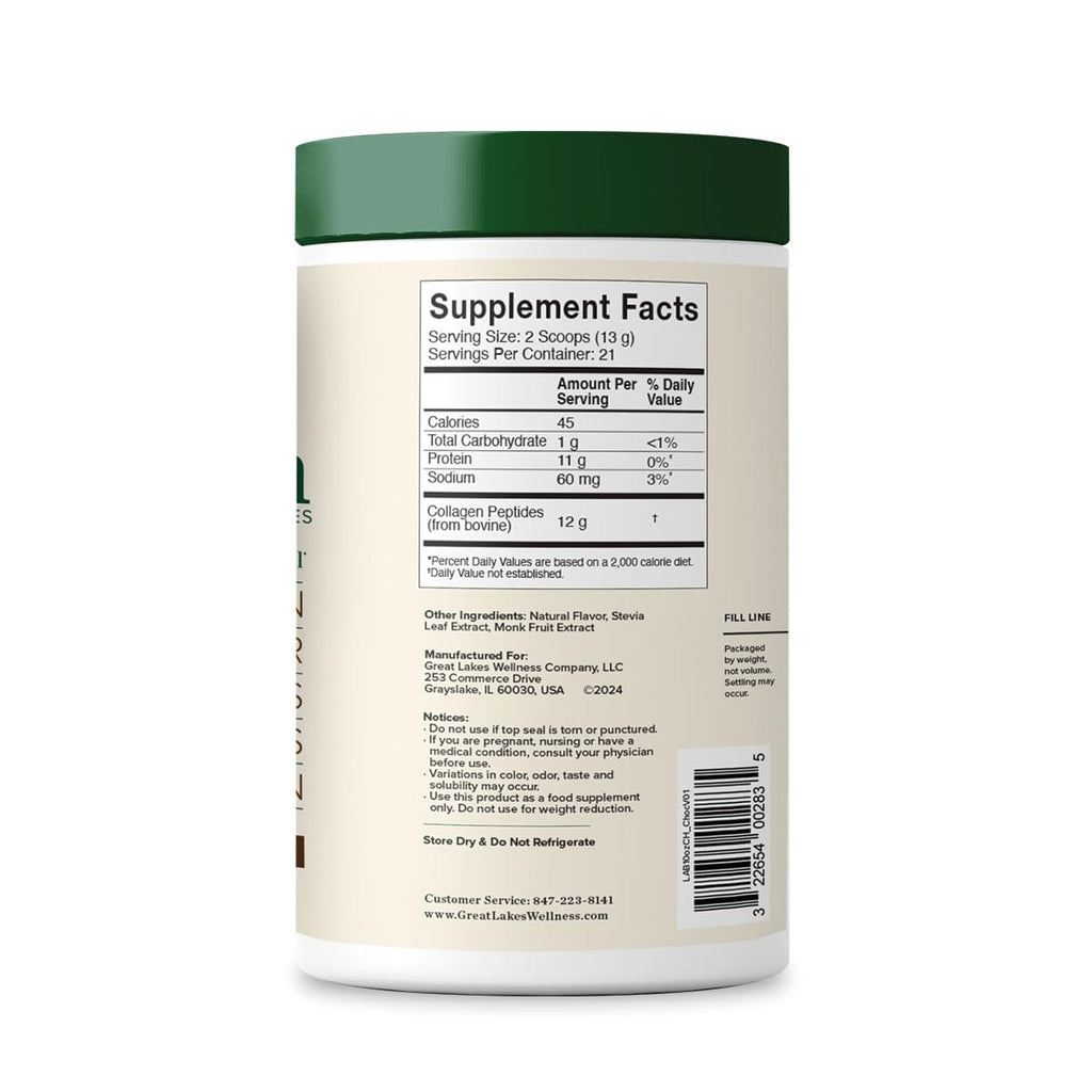 Collagen Peptides Powder, Chocolate, 10 oz G330