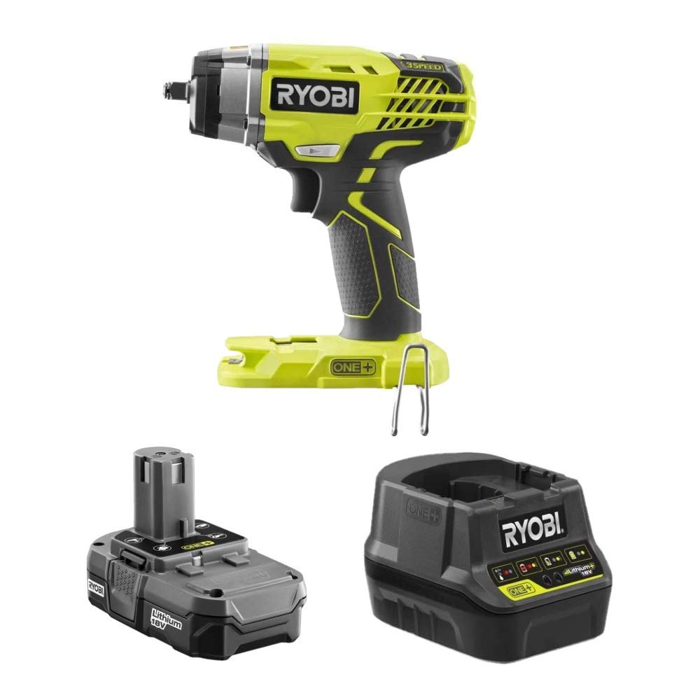 18 Volt Cordless 3/8 in. 3-Speed Impact Wrench Kit with Battery and Charger O89947