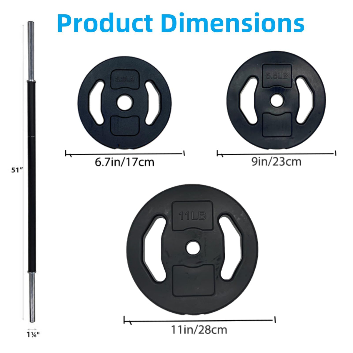 40 LB Adjustable Barbell Weight Set A5499