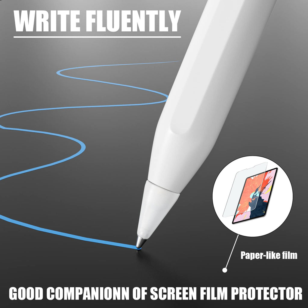 Fine Point Pencil Tips for Apple Pencil 1st 2nd Generation USB-C, White Q278433
