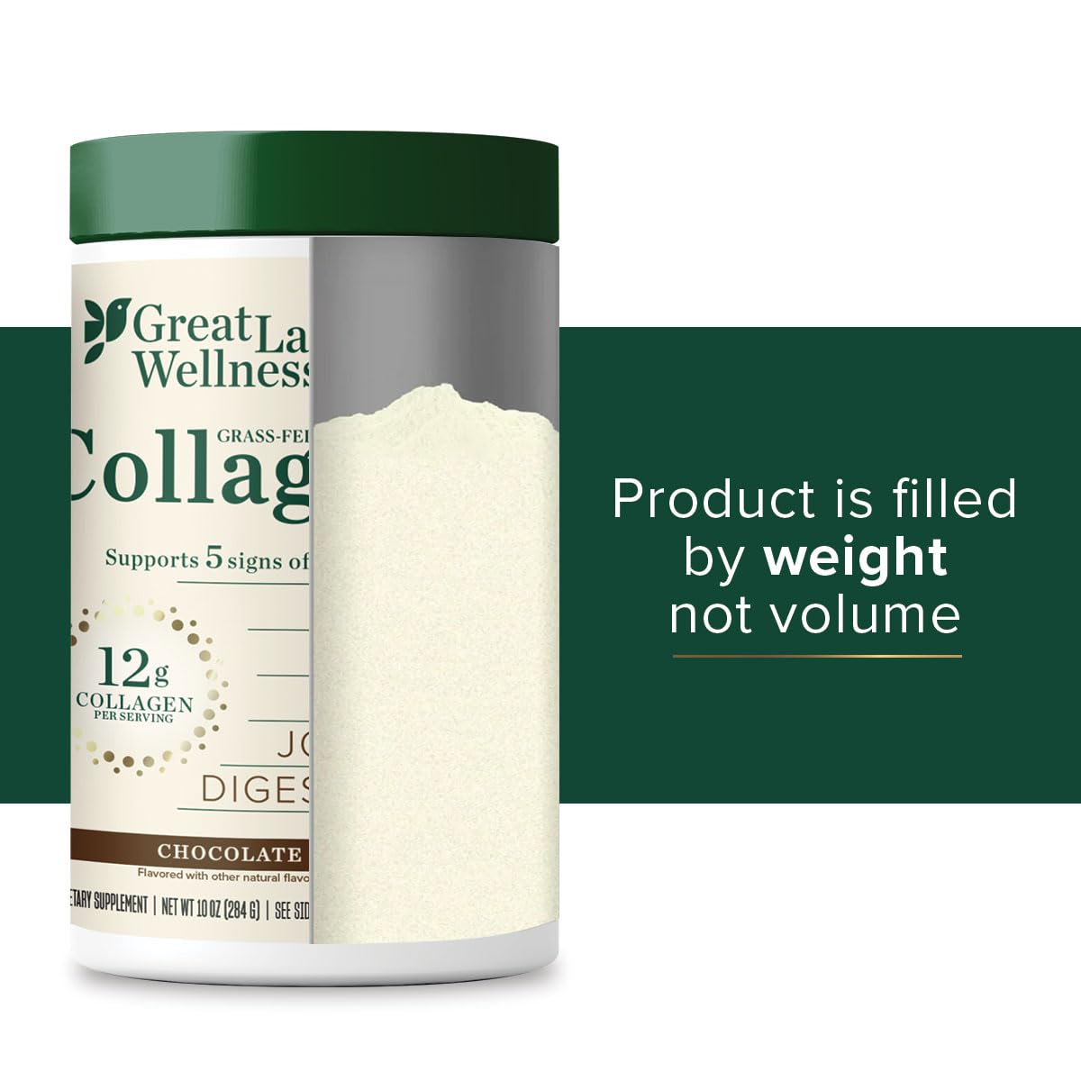 Collagen Peptides Powder, Chocolate, 10 oz G330