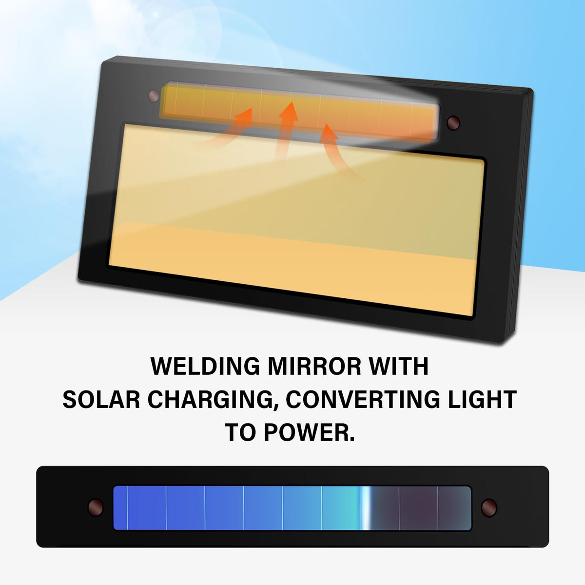 Adjustable Auto Darkening Welding Lens 2x4 1/4 U7969