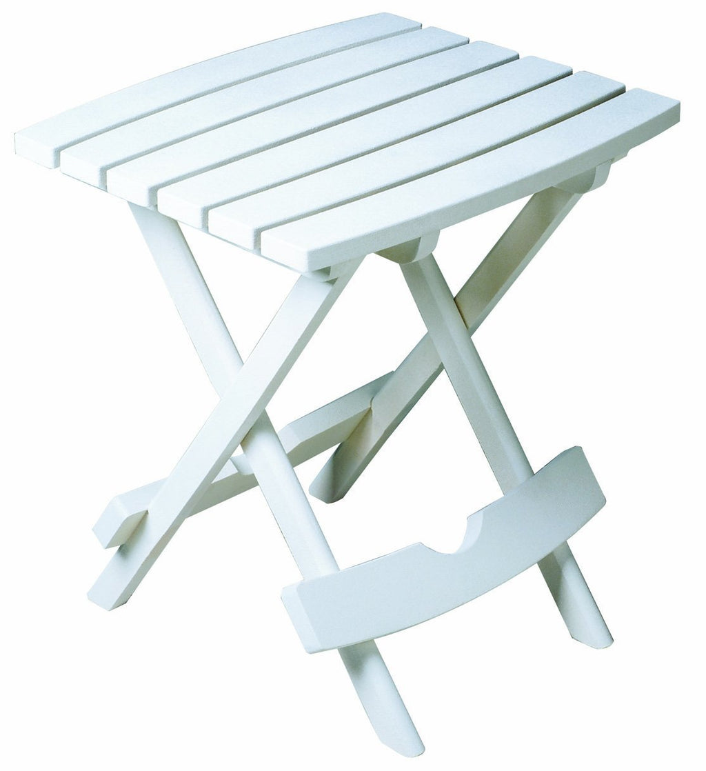 Plastic Quik-Fold Side Table White T2365