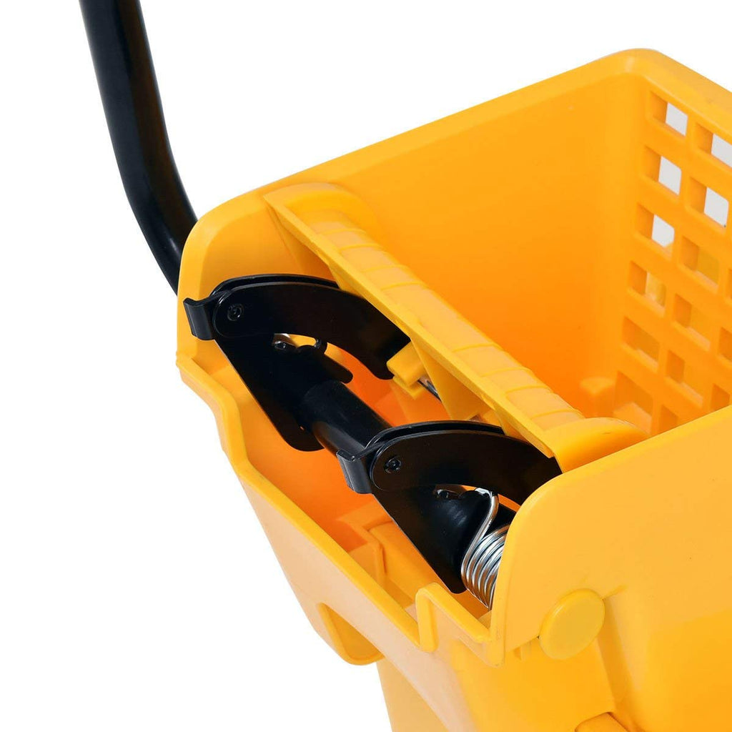 Yellow 35 Quart Side Press Mop Bucket G4952