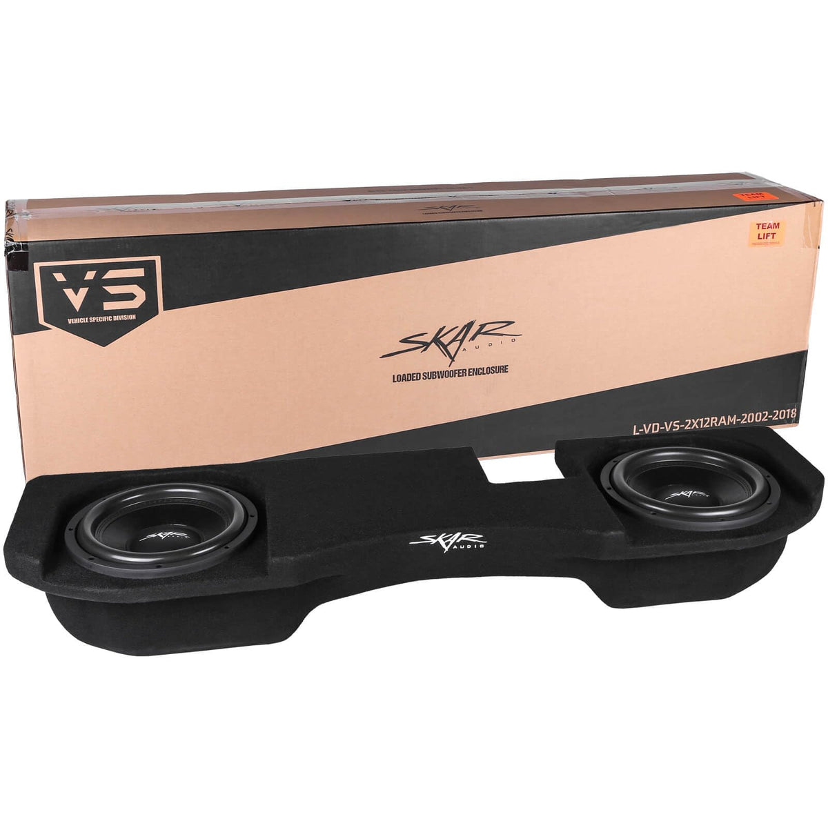 Dual 12" Loaded Sealed Subwoofer Enclosure E2522
