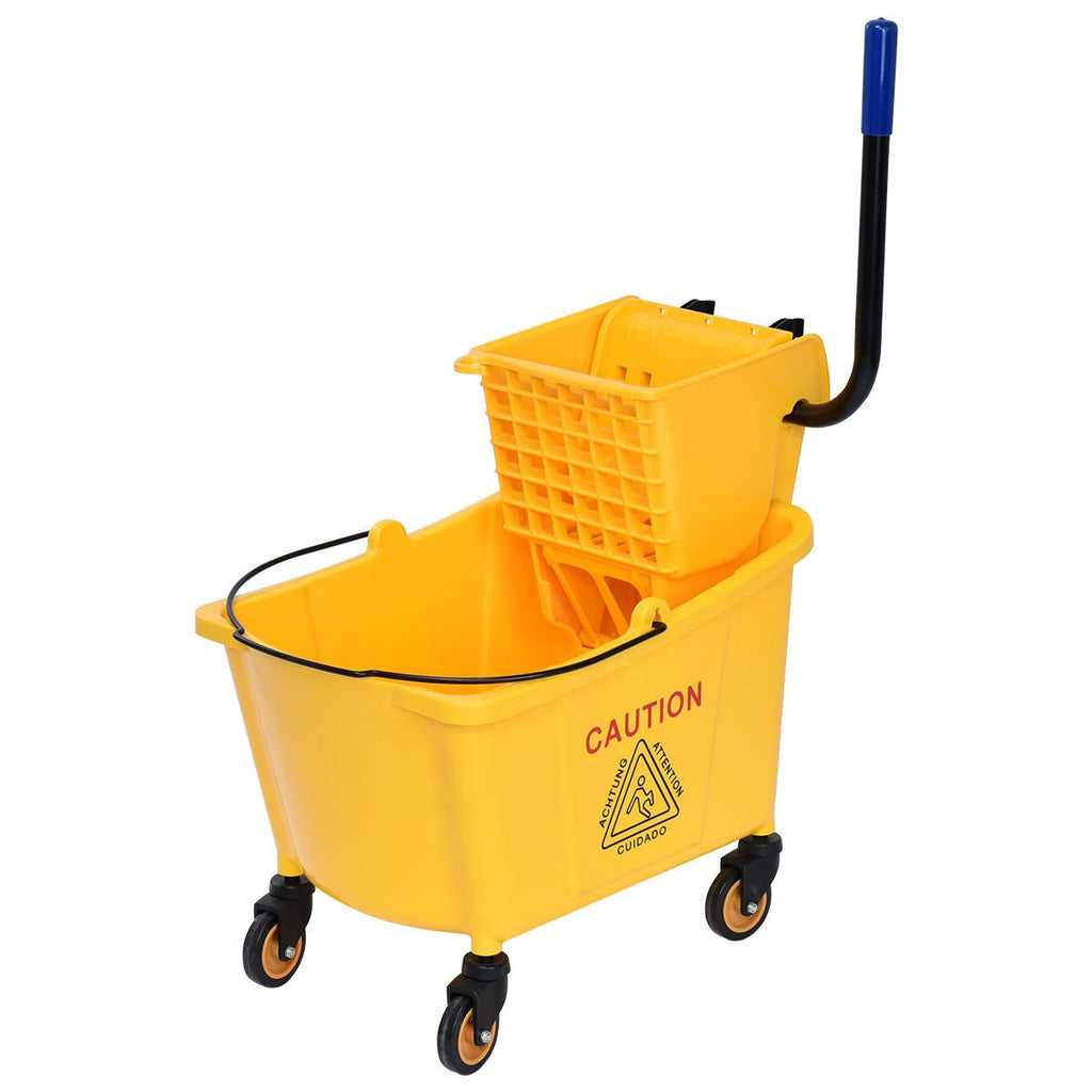 Yellow 35 Quart Side Press Mop Bucket G4952