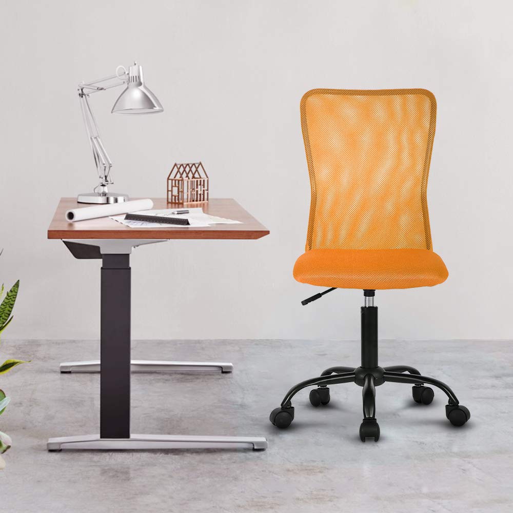 Orange Ergonomic Mesh Office Chair F5745