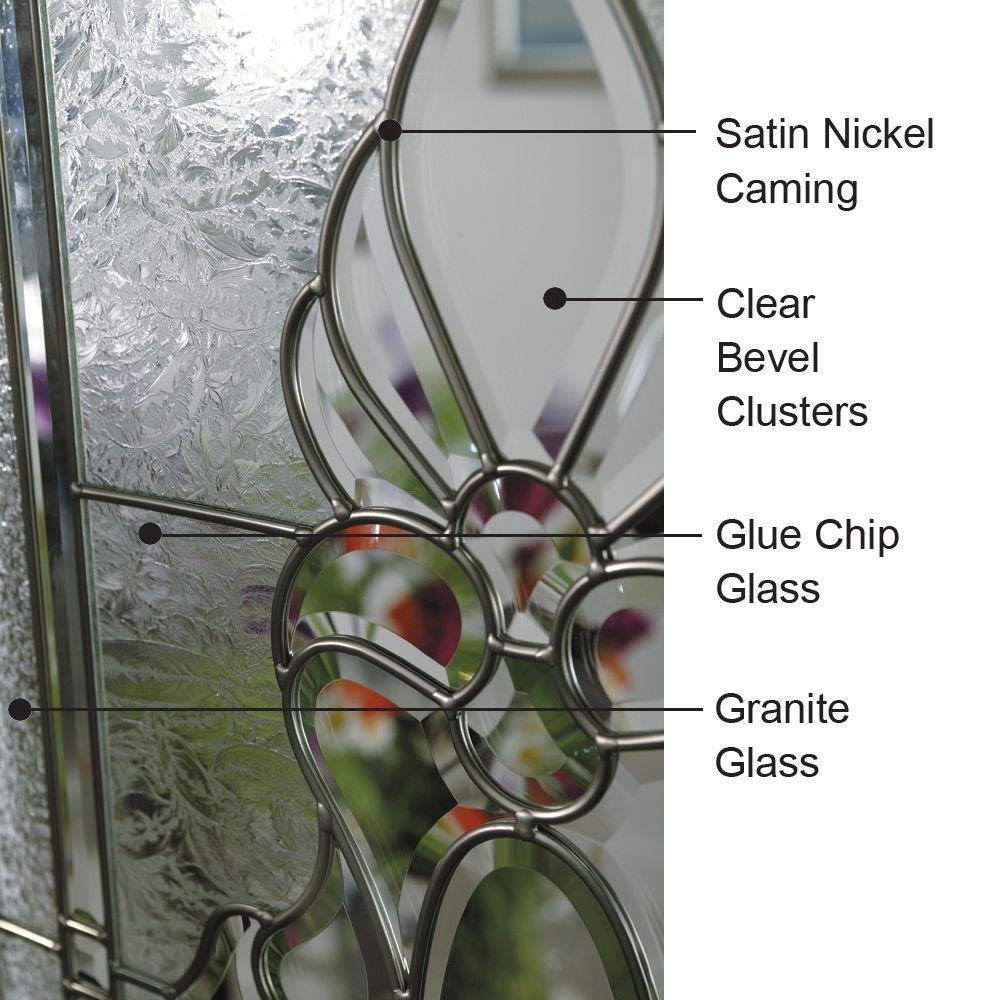 Steel Left Hand In-Swing Exterior Prehung Door 64 inch x 80 inch U494