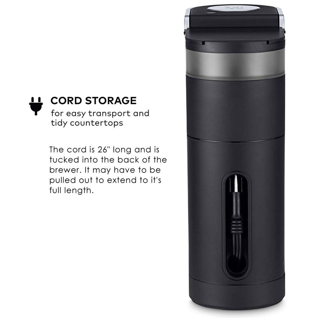 Single Serve K-Cup Pod Coffee Maker, 6 to 12oz Brew Size, Black O608041