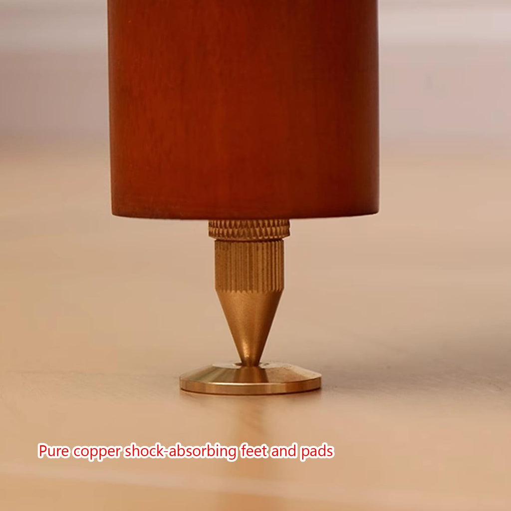 Brown 3 Tier Solid Wood Media Stand V7202