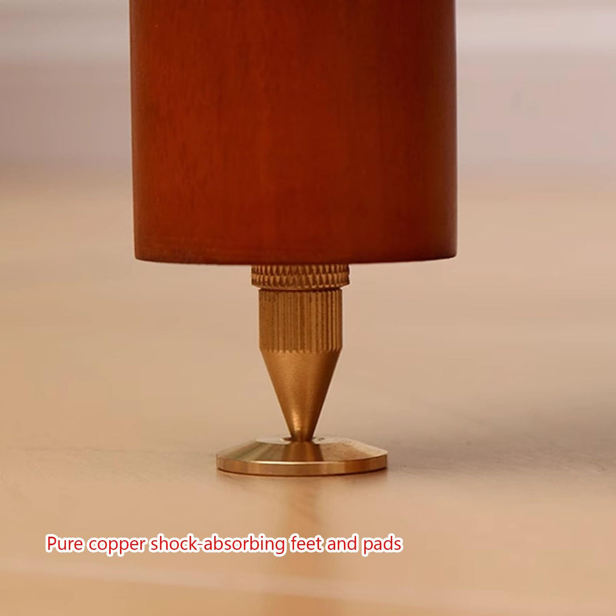 Brown 3 Tier Solid Wood Media Stand V7202