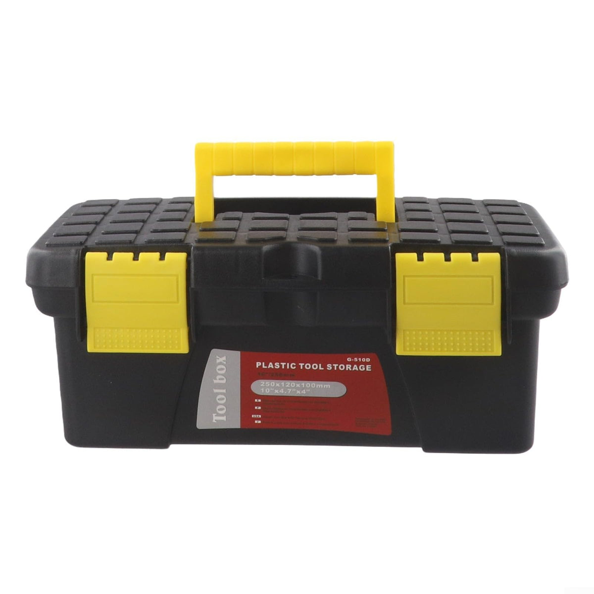 10 Inch Black Plastic Tool Box R710638