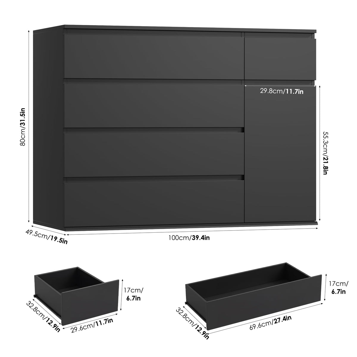 Black Dresser O462