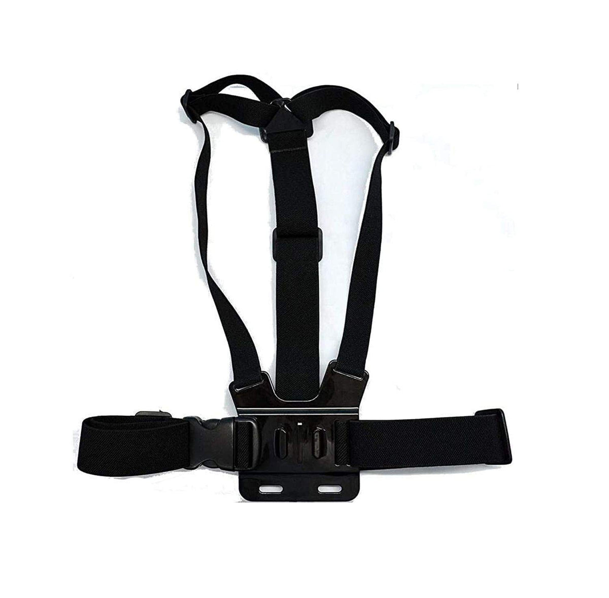 Adjustable Elastic Body Chest Strap Mount Belt Harness E738065