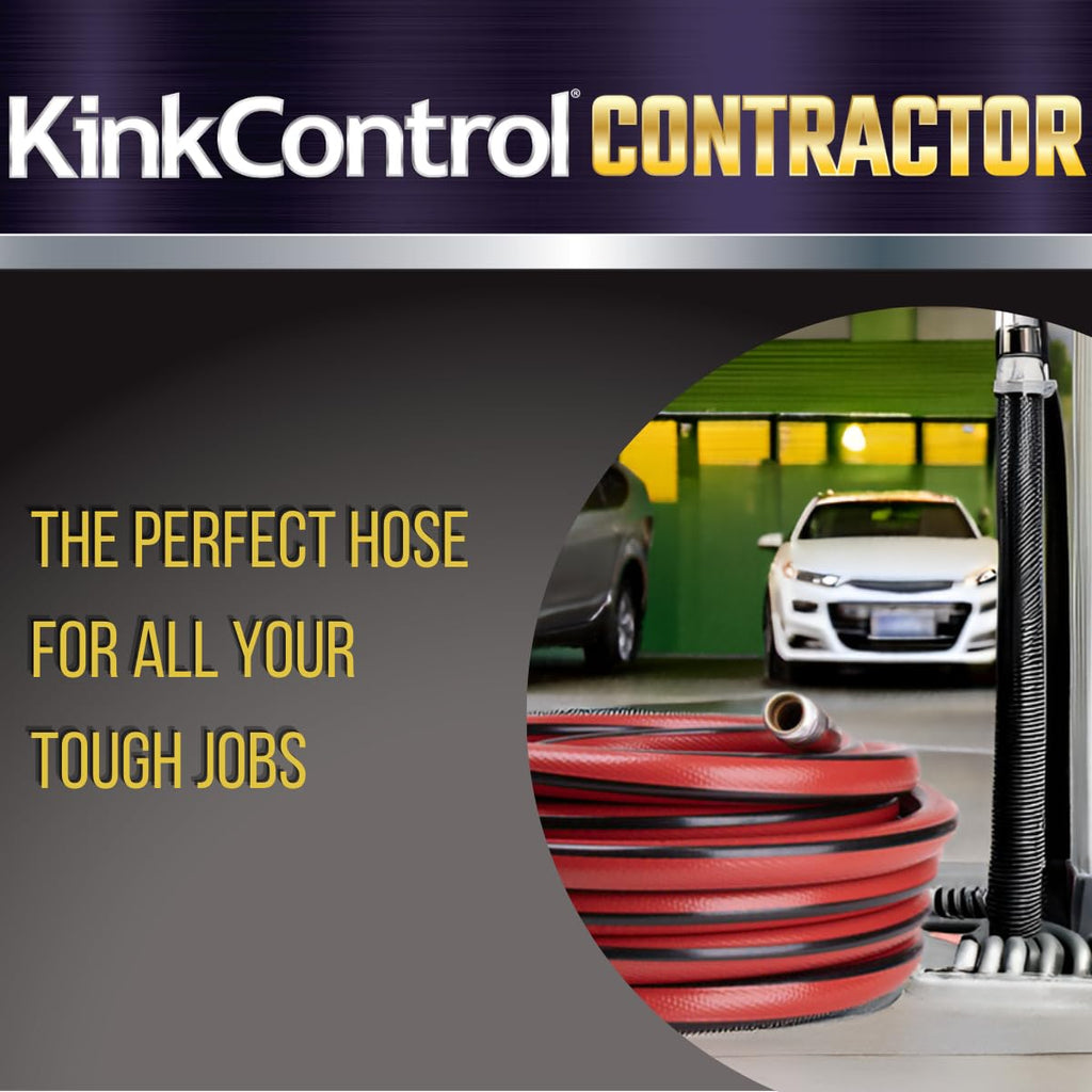 Contractor Grade Hose with Spring Coil and Crush Resistant Couplings 3/4 x 50 ft Q733