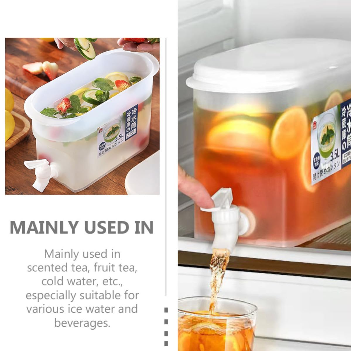 3.5L Cold Beverage Dispenser with Faucet D74173