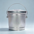 6 Gal Galvanized Metal Storage Can with Locking Lid H71988