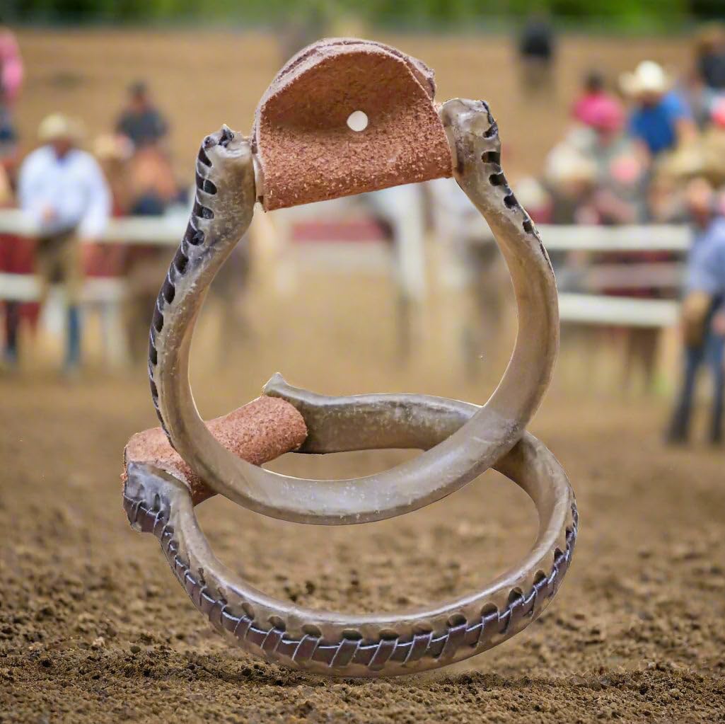 Oxbow Round Metal Western Stirrups J958601