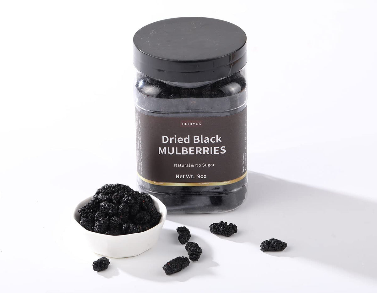 Dried Black Mulberries 9 Oz O3186