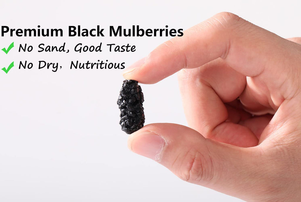 Dried Black Mulberries 9 Oz O3186