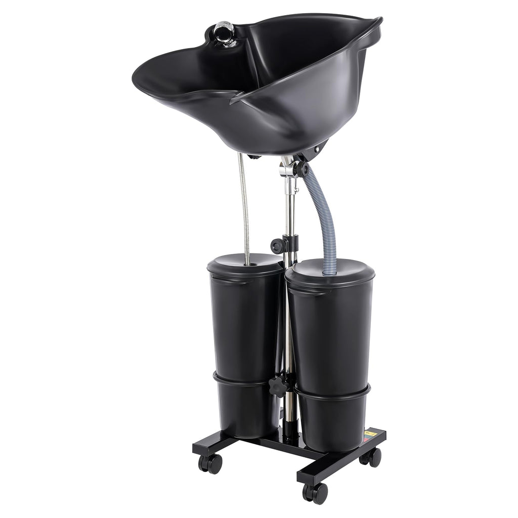 Electric Double Bucket Salon Sink Portable Shampoo Bowl Y2133
