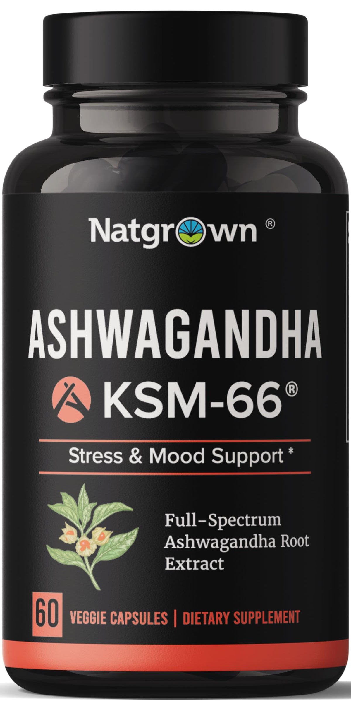 Ashwagandha 600mg Capsules 60 Count W943369
