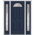 Steel Left Hand In-Swing Exterior Prehung Door 64 inch x 80 inch U494