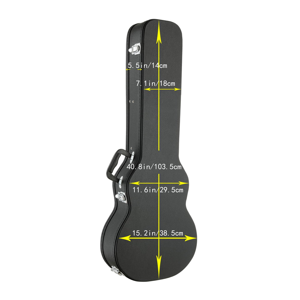 Electric Guitar Case Wooden Hard Shell Case With Lock W1993