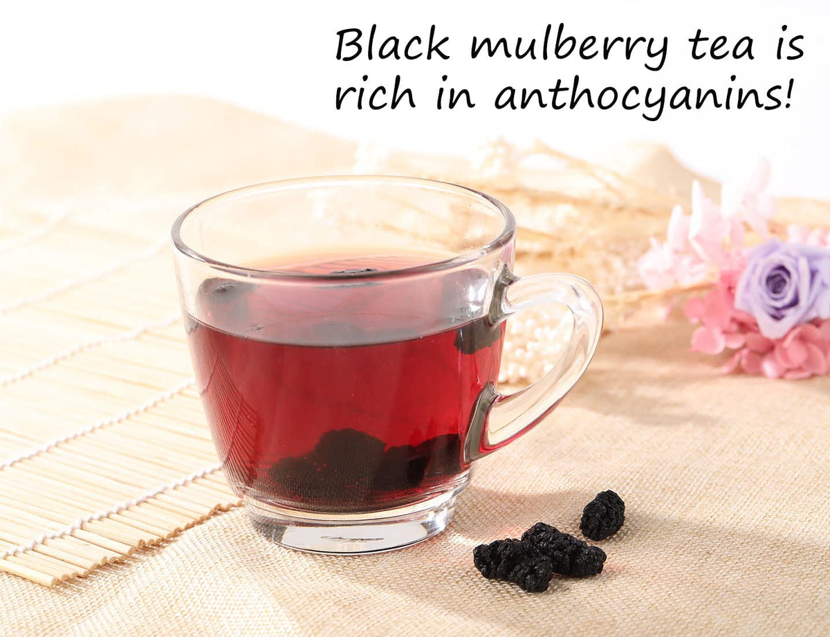Dried Black Mulberries 9 Oz O3186