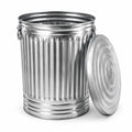 Galvanized Steel Trash Can with Locking Lid J2094