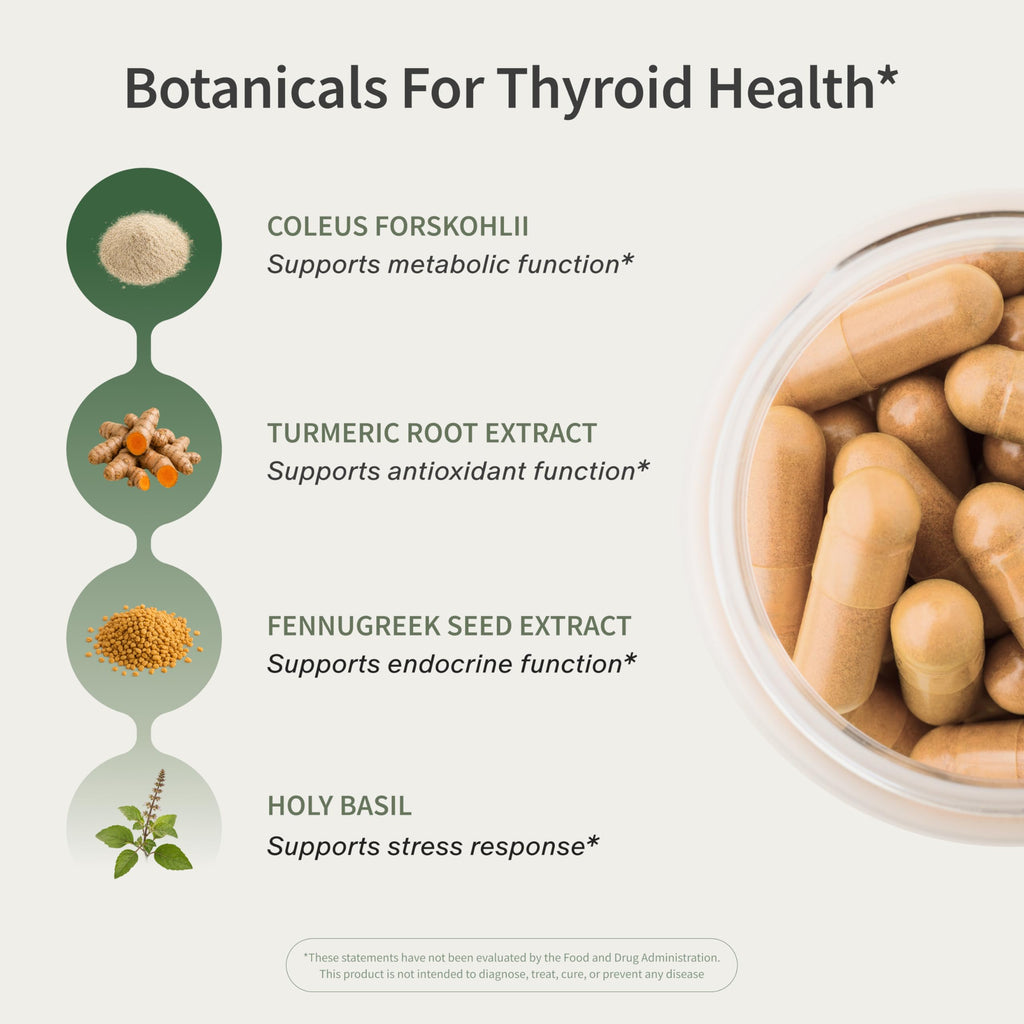 60 Capsules Thyroid Health Supplement O44207