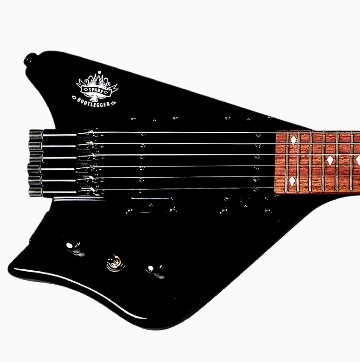 Headless Electric Travel Guitar with Hard Case E8342