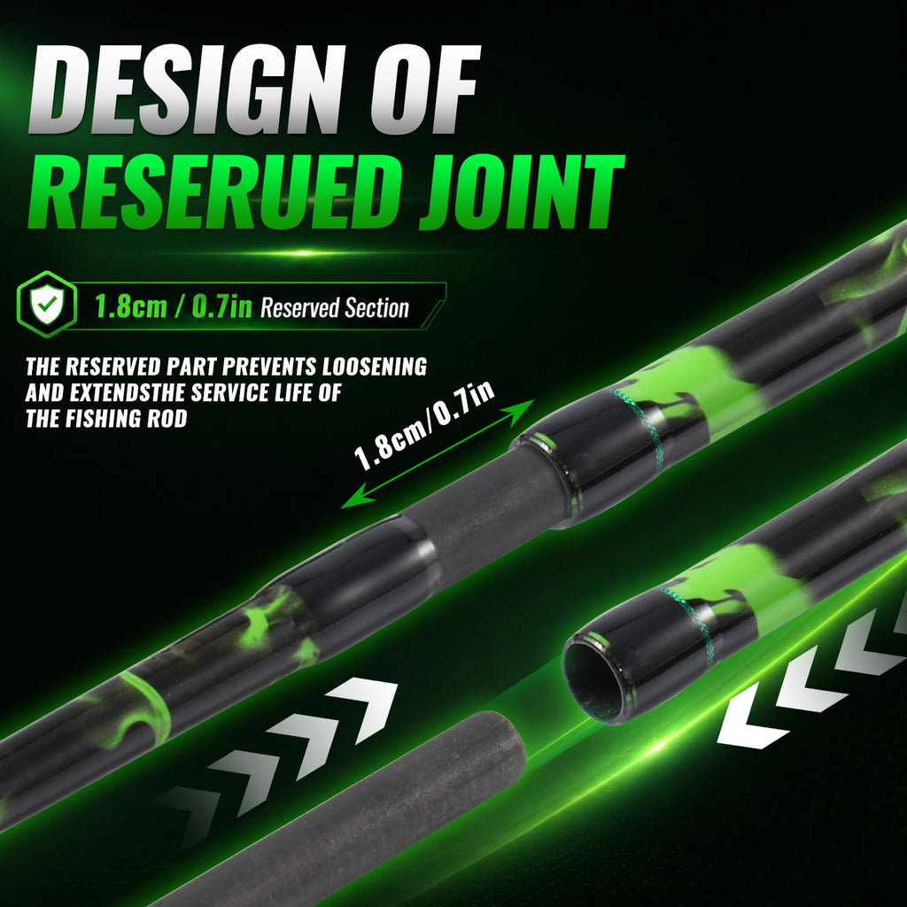 Carbon Fishing Rod with Solid Tip N102