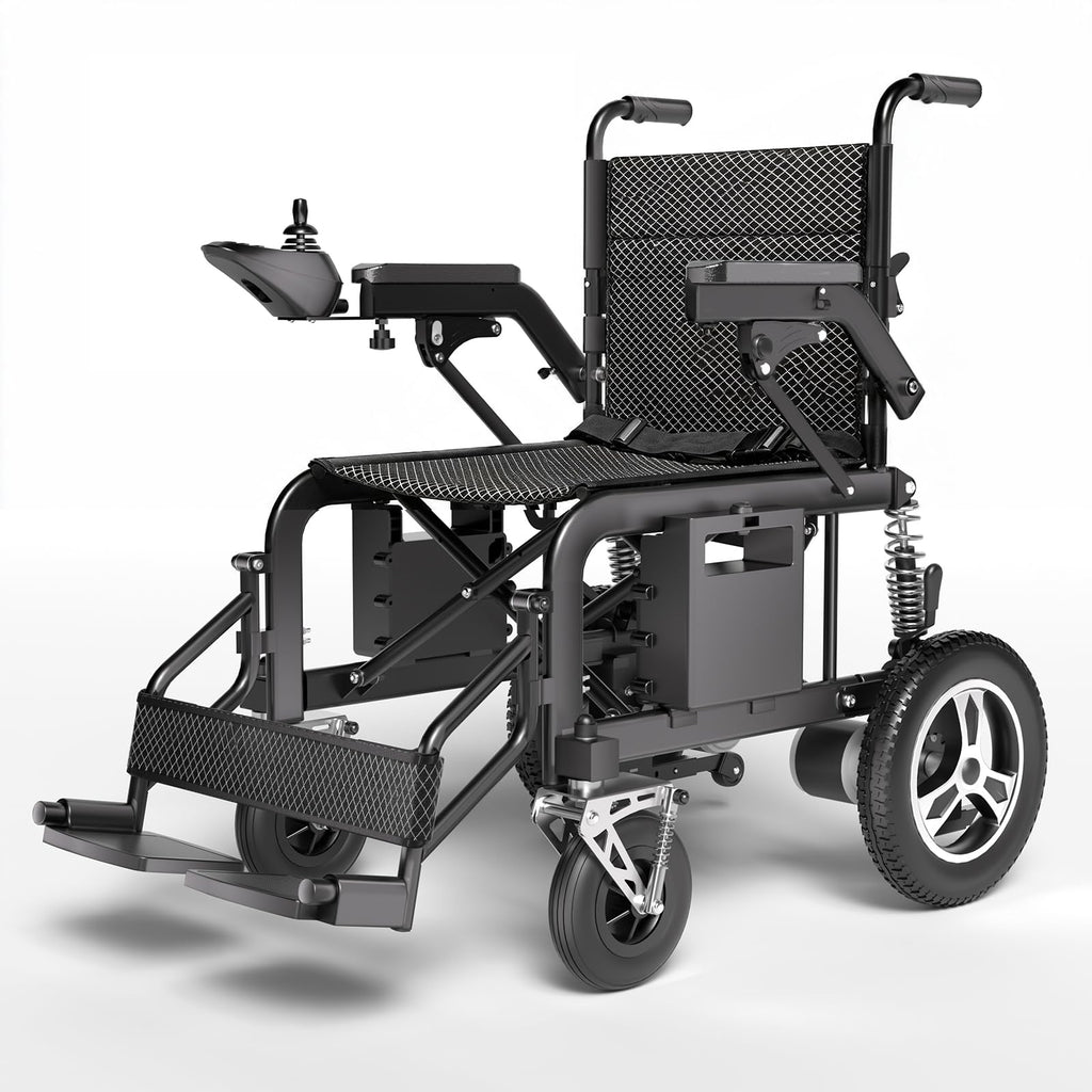 Electric Wheelchair with Dual Shock Absorption F6570