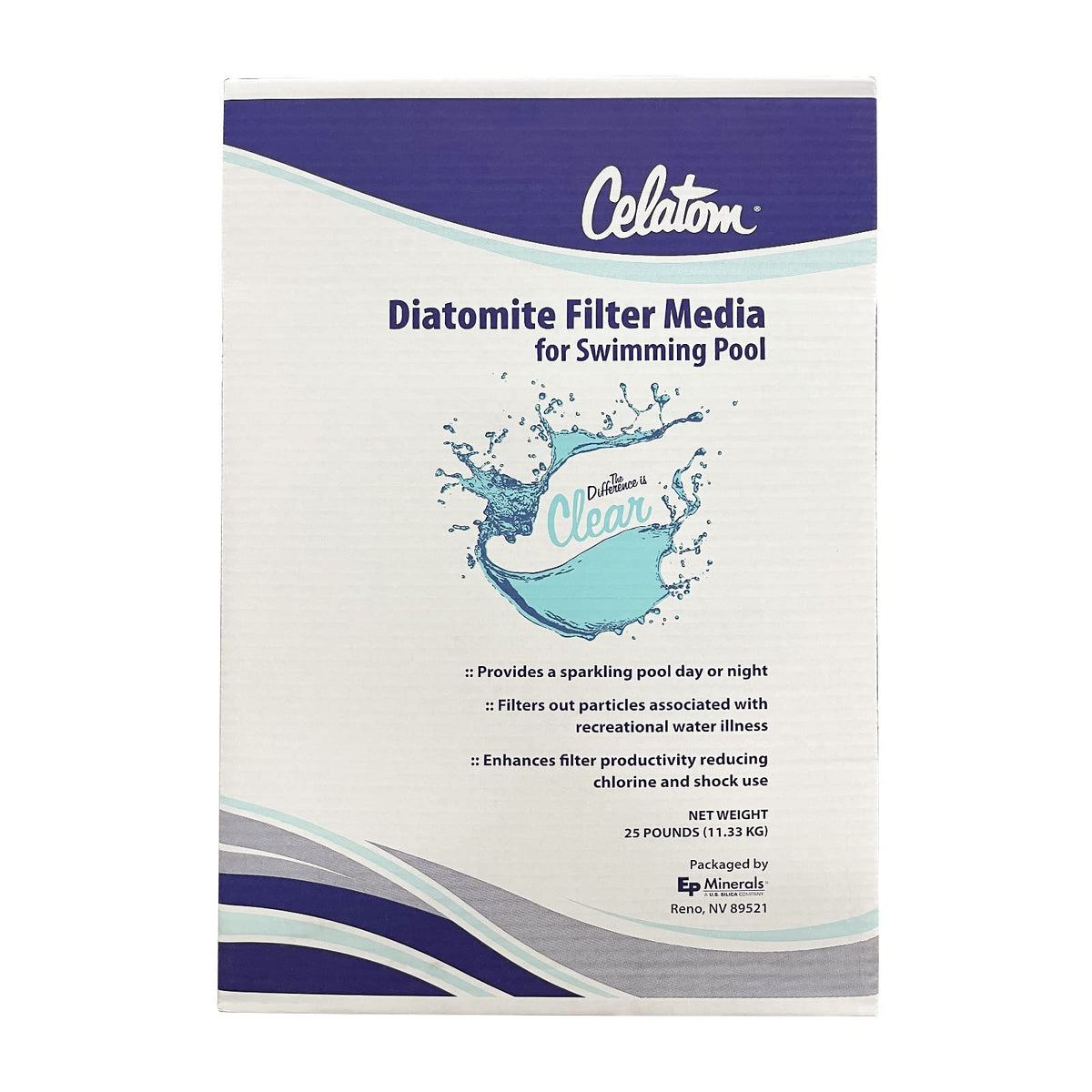 25LB Diatomaceous Earth Pool Filter Aid D624