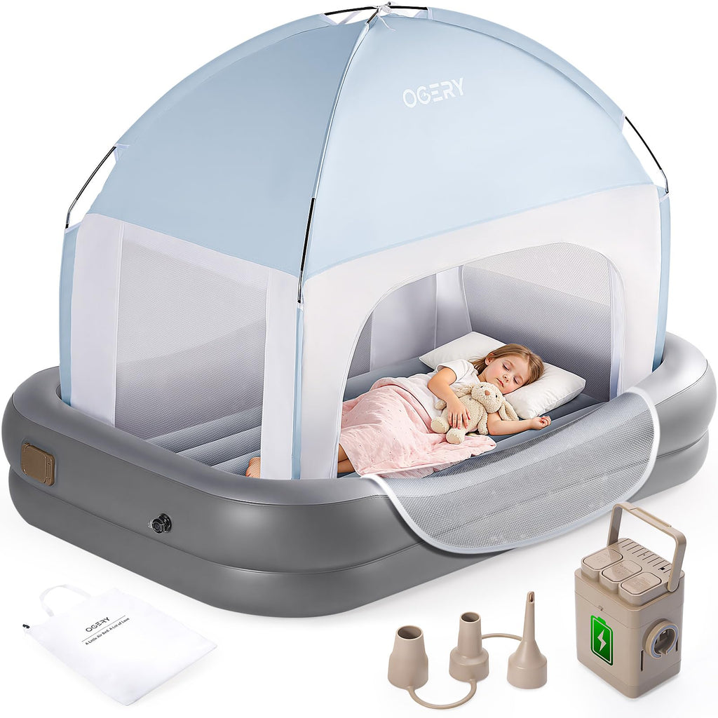 Inflatable Toddler Travel Bed with Tent K92121