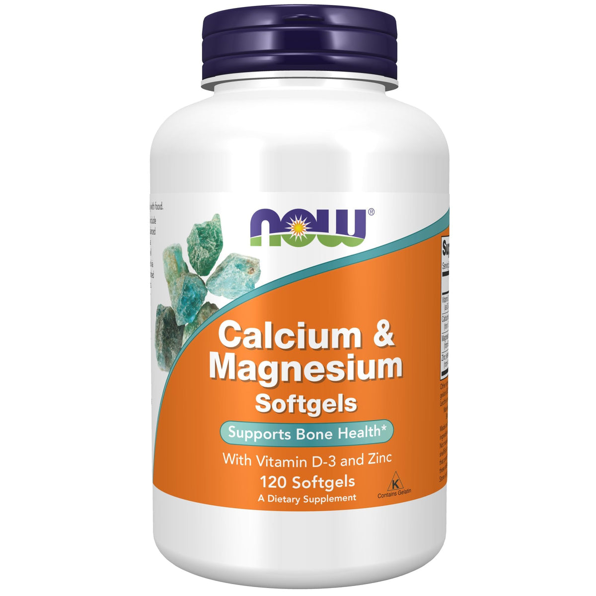 Calcium & Magnesium with D-3 & Zinc 120 Softgels W45729