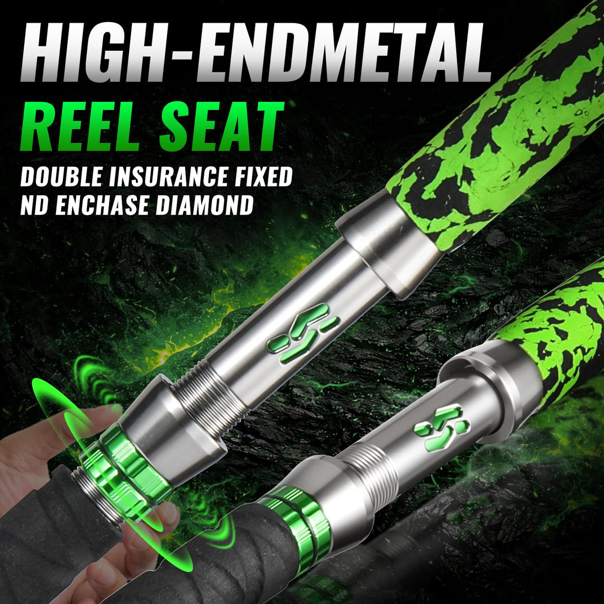 Carbon Fishing Rod with Solid Tip N102