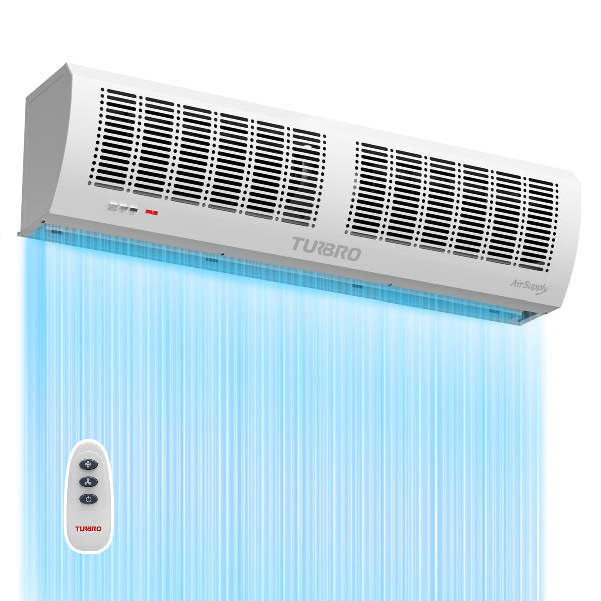 36-Inch Wall-Mounted Air Curtain Fan with Magnetic Switch E416957