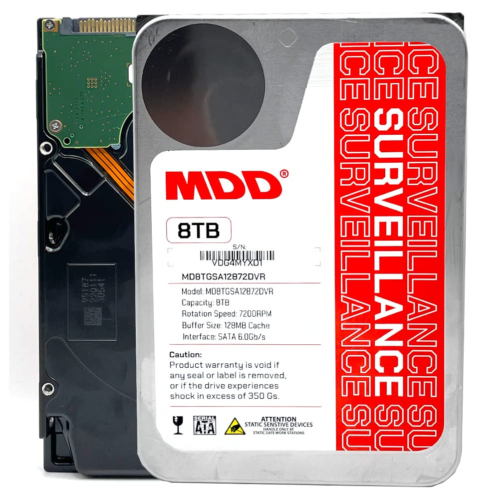 8TB 7200RPM 128MB Cache SATA 6.0Gb/s 3.5-inch Internal Surveillance Hard Drive X885