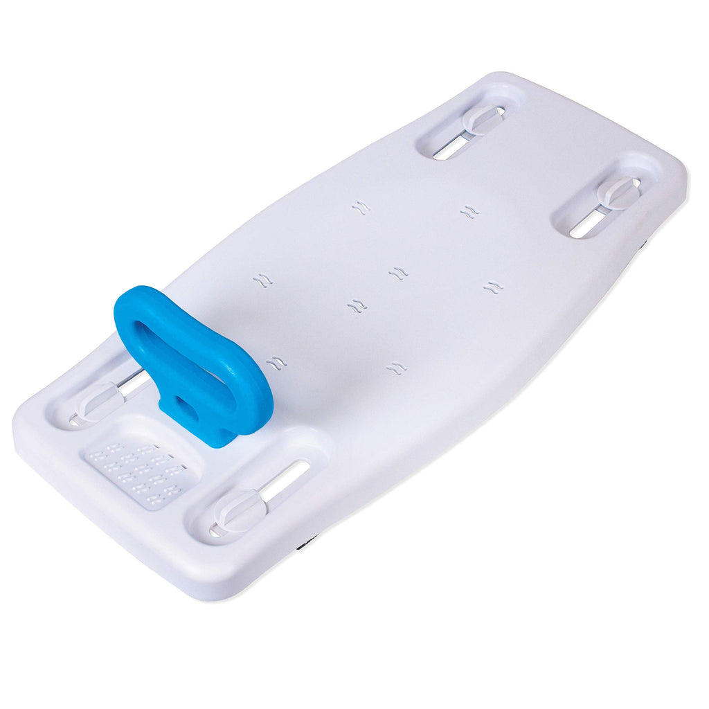 Portable Shower Bench with Adjustable Width and 300 Pound Weight Capacity J938732