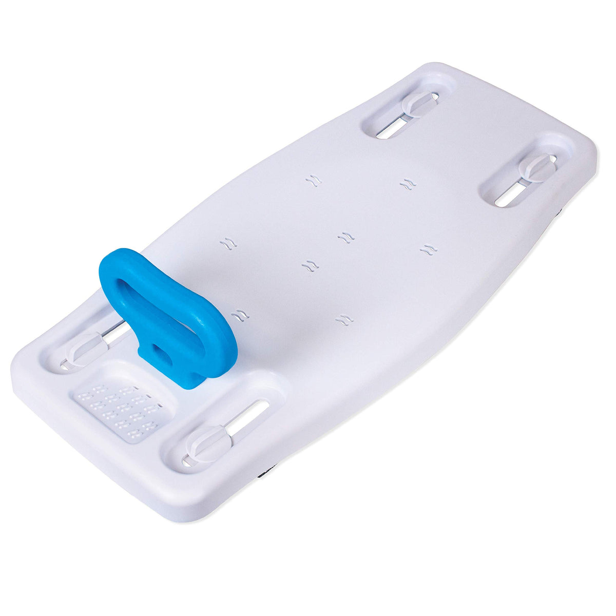 Portable Shower Bench with Adjustable Width and 300 Pound Weight Capacity J938732