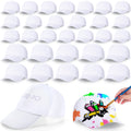 White Adjustable Baseball Hat G4117