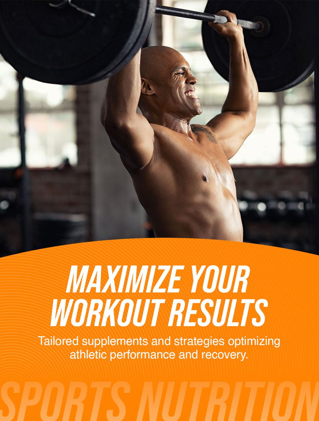 Micronized Creatine Monohydrate Powder, Orange Smash, 700g L4924
