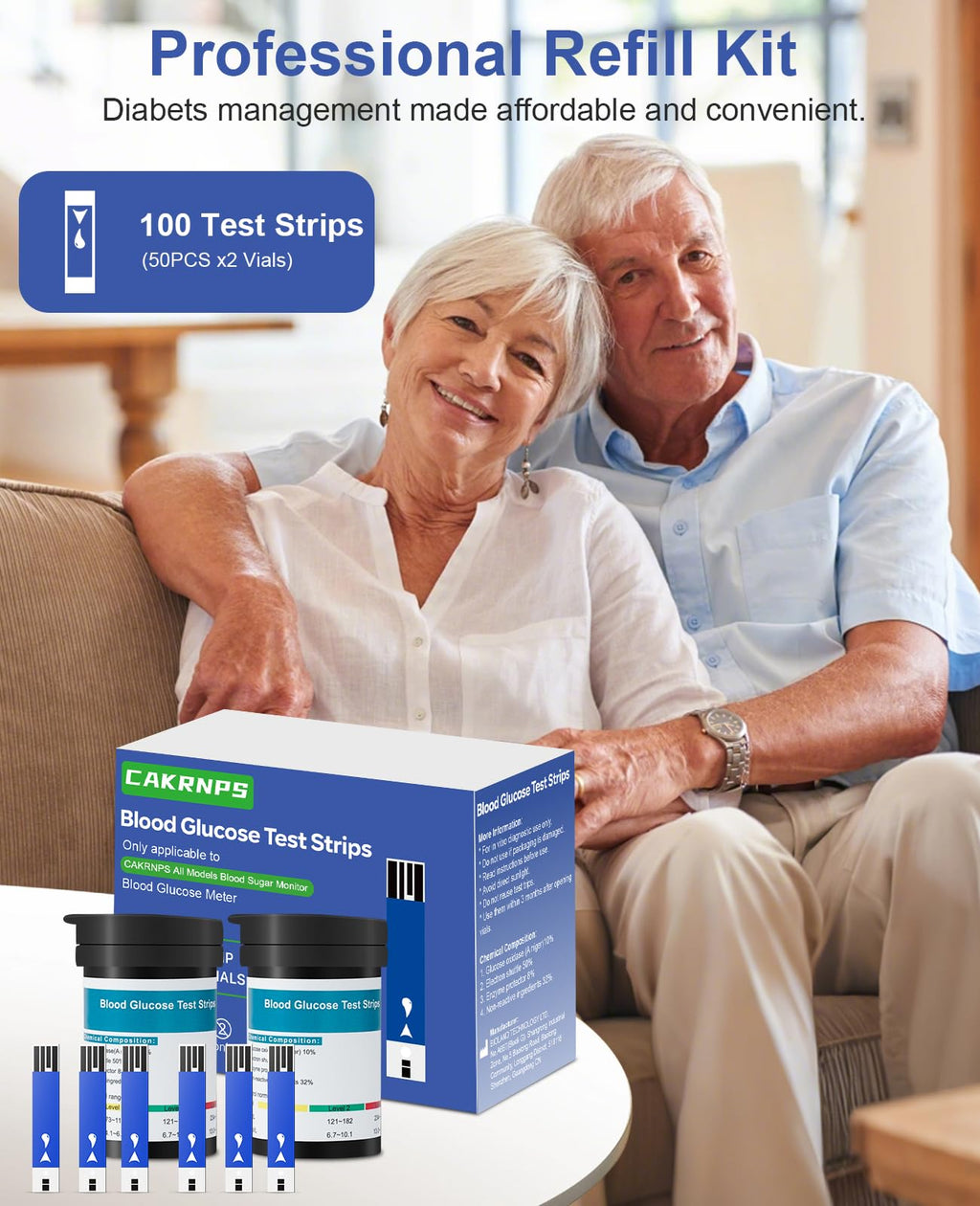 Blood Glucose Test Strips 100 Count C973