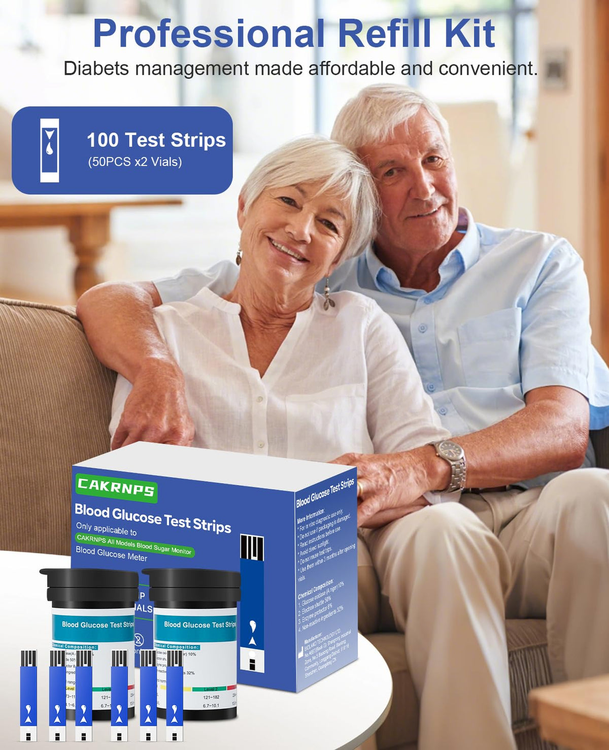 Blood Glucose Test Strips 100 Count C973