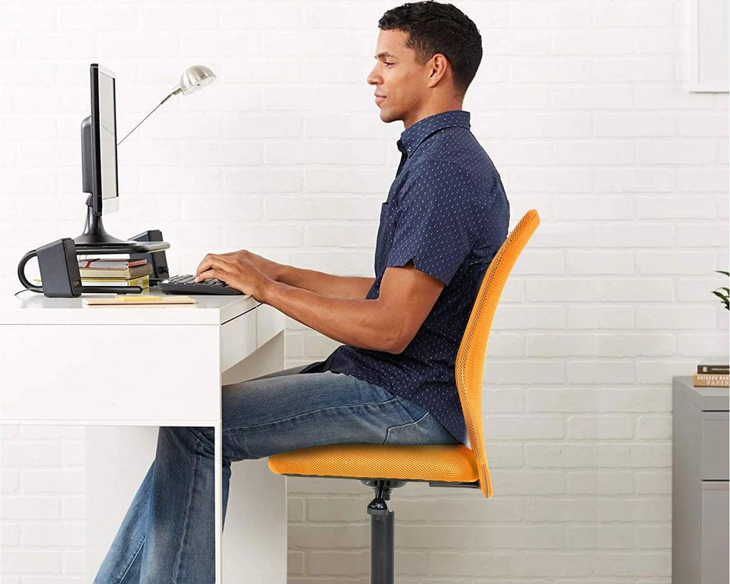 Orange Ergonomic Mesh Office Chair F5745
